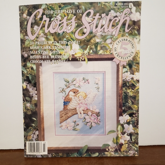 Cross Stitch Project Magazine 1993 Valentine Gifts - Picture 1 of 10